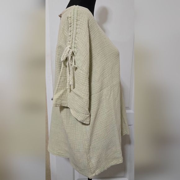 EASEL Washed Cotton Gauze Top #472-477 - Picture 8 of 11